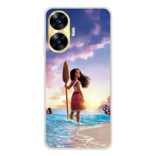 Чехол с принтом «Моана с веслом» для Realme C55 Чехол с принтом «Моана с веслом» для Realme C55