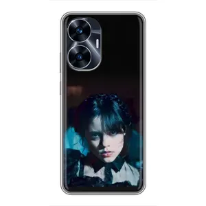 Чохли Венсдей на Realme C55 Уенсдей (AlphaPrint) (погляд Венздей)