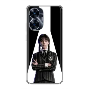 Чохли Венсдей на Realme C55 Уенсдей (AlphaPrint) (W-Wednesday)