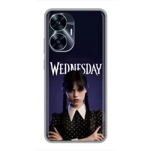 Чохли Венсдей на Realme C55 Уенсдей (AlphaPrint) (Wednesday)