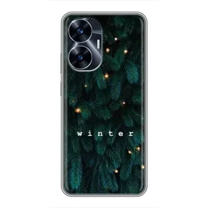Новорічні, Святкові Чохли для Realme C55 - 2024 год (Winter)