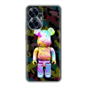 Чохли для Realme C55 - Bearbrick Louis Vuitton (PREMIUMPrint) (Яскравий Bearbrick)