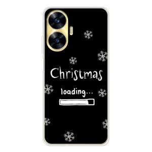 Різдвяні, Святкові Чохли для Реалмі С56 (Christmas loading)