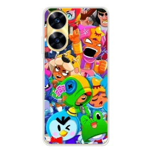 Чехлы Brawl Stars для Realme C56 (AlphaPrint) (Герої Бравл Старс)