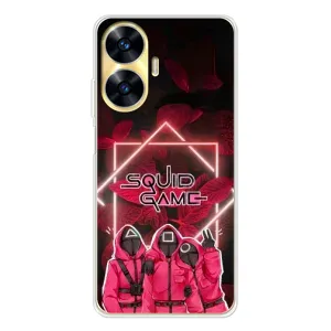 Чохол Гра в кальмара для Realme C56 (Охоронці Гра кальмара)
