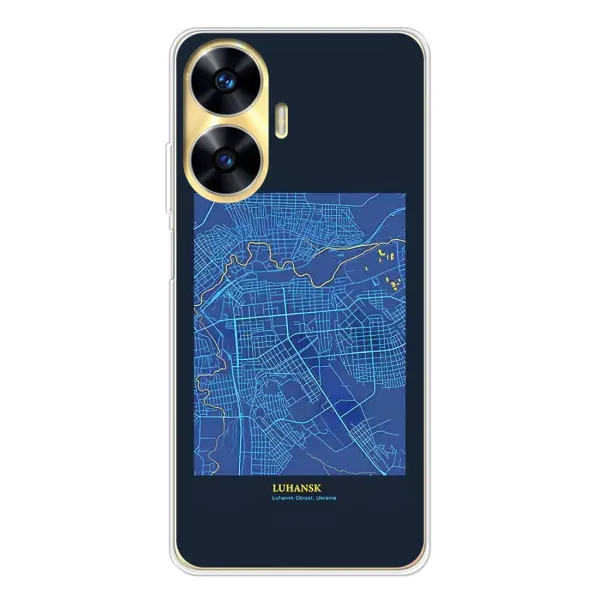 Чохол з принтом «Луганськ» для Realme C56
