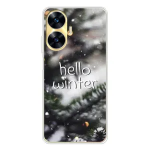 Новорічні, Святкові Чохли для Realme C56 - 2024 год (Hello winter)