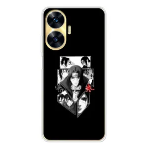 Чохли на тему: Ітачи Учіха для Realme C56 (AlphaPrint) (колаж Ітачі)