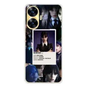 Чохли Венсдей на Realme C56 Уенсдей (AlphaPrint) (колаж Венздей)