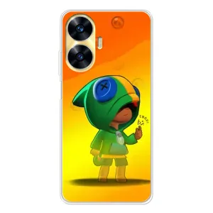 Чехол для Realme C56 Бравл Старс (VPrint) (Хлопчик Леон)