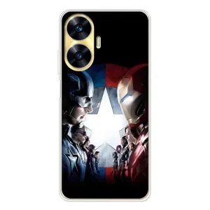 Чохли з героями Марвел Realme C56 (VPrint) (Марвел стайл)