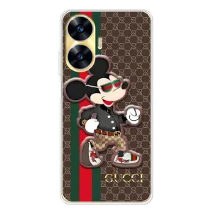 Чохли GUCCI для Реалмі С56 (AlphaPrint) (Маус Гуччі)