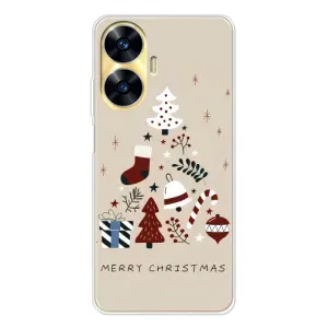 Різдвяні Чохли для Realme C56 (VPrint) (Merry Christmas)