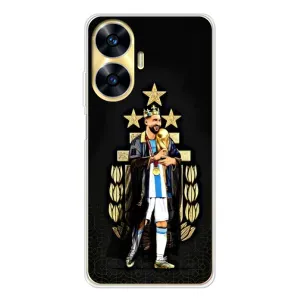 Чохли для Realme C56 (Leo чемпіон) (AlphaPrint) (Мессі Король)