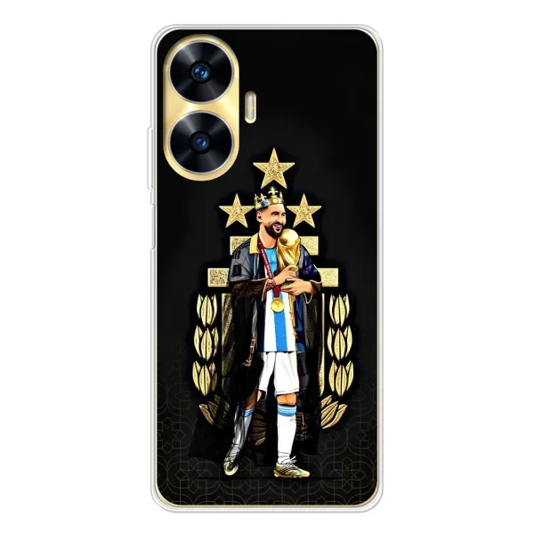 Чехол с принтом «Месси Король» для Realme C56