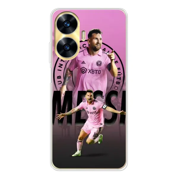 Чехол с принтом «Messi Miami» для Realme C56