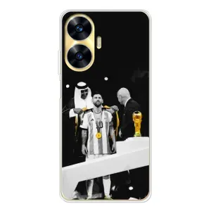 Чохли для Realme C56 (Leo чемпіон) (AlphaPrint) (Мессі коронований)