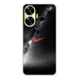 Чохол для Realme C56 - з принтом Найк (AlphaPrint) (Найк червоний)