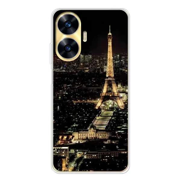Чохол з принтом «Нічний Париж» для Realme C56