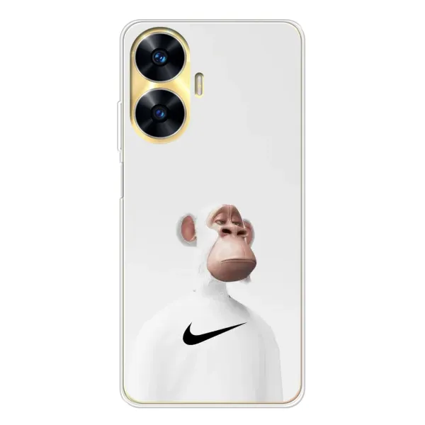 Чехол с принтом «обезьяна NFT Nike» для Realme C56