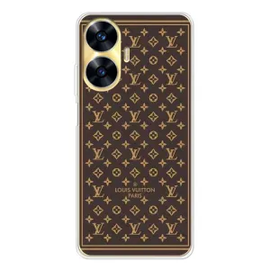 Чохли Луі Вітон для Realme C56 (AlphaPrint - LOUIS VUITTON) (шпалери LV)