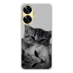 Чохол з малюнком кіт на Realme C56 (Пара котів)
