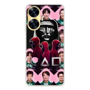 Чохол Гра в кальмара для Realme C56 (Учасники Гра кальмара)