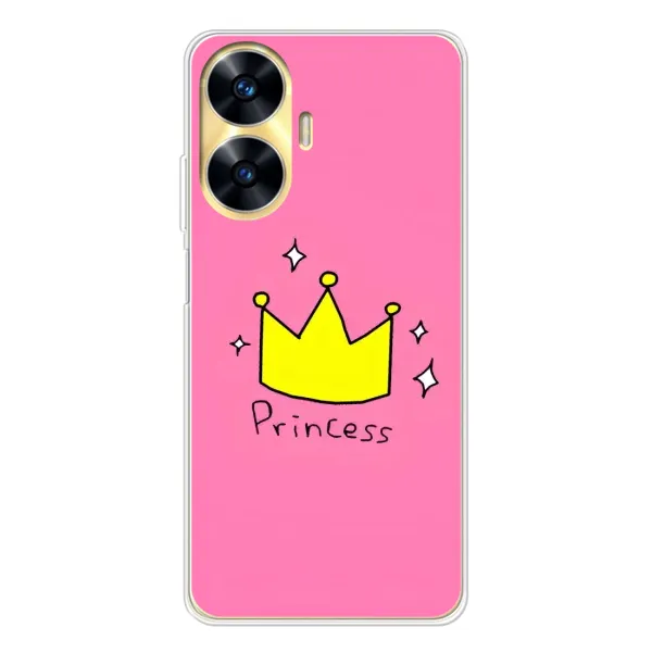 Чохол з принтом «Princess» для Realme C56
