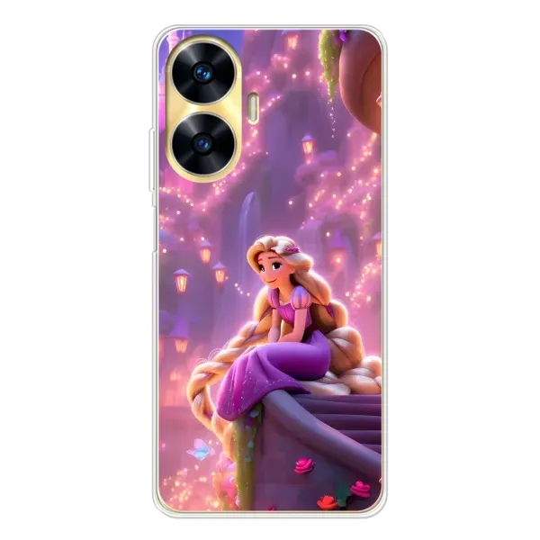 Чохол з принтом «Рапунцель у замку» для Realme C56