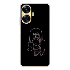 Чохли на тему: Ітачи Учіха для Realme C56 (AlphaPrint) (силует Ітачі)