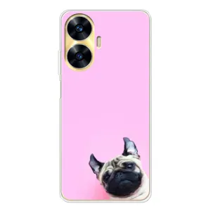 Чохли з собаками для Realme C56 (VPrint) (Смішна собака)