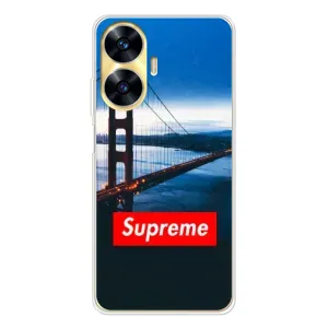 Чеохол для Realme C56 з картинкою Supreme (AlphaPrint) (Стиль Supreme)
