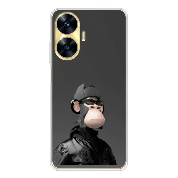 Чехол с принтом «стильная обезьяна NFT» для Realme C56