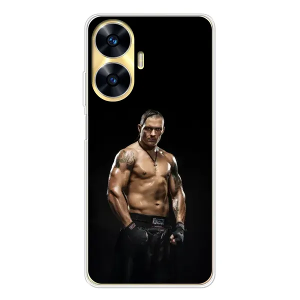Чохол з принтом «Чемпіон Олександр Усик» для Realme C56 Чохол з принтом «Чемпіон Олександр Усик» для Realme C56