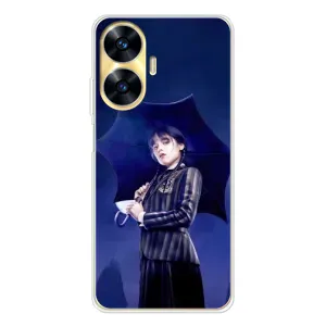 Силіконовий чохол з картинкою для Realme C56 (Венсдей)