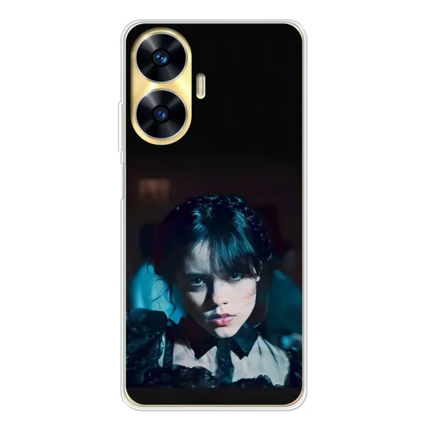 Чохол з принтом «погляд Венздей» для Realme C56