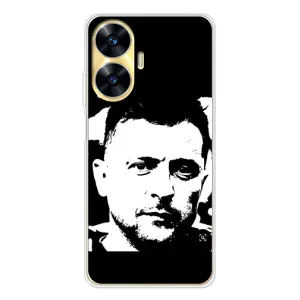 Чохол для Realme C56 (AlphaPrint - с принтом Зеленського) (Зеленский АРТ)
