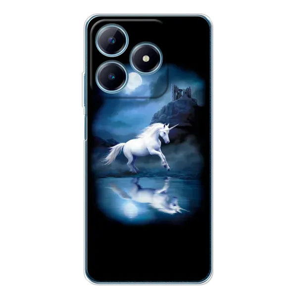 Чехол с принтом «Единорог» для Realme C61