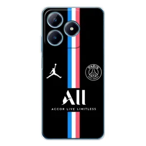 Чохли PSG для Realme C61 (AlphaPrint) (футболка ПСЖ)