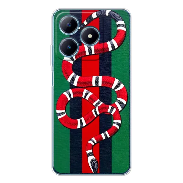 Чохол з принтом «Gucci змія» для Realme C61 Чохол з принтом «Gucci змія» для Realme C61