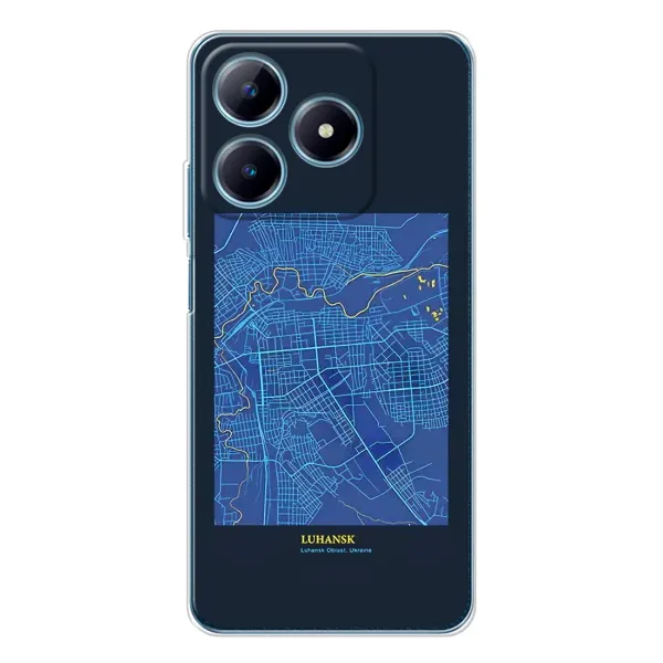 Чохол з принтом «Луганськ» для Realme C61