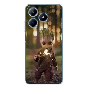 Чехол МАРВЕЛ для Реалми С61 (AlphaPrint) (I am Groot)