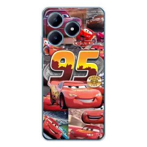 Силіконовий чохол Маквін для Realme C61 (Колаж Блискавка Маквін)
