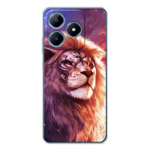 Чохол з картинкою ЛЕВ для Realme C61 (VPrint) (Красочний Лев)