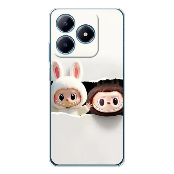 Чохол з принтом «Лабубу» для Realme C61