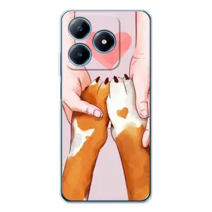 Чохли з собаками для Realme C61 (VPrint) (Любовь до собак)