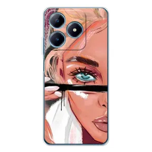 Чохол з друком для Realme C61 - (Мода) (AlphaPrint) (Макіяж)