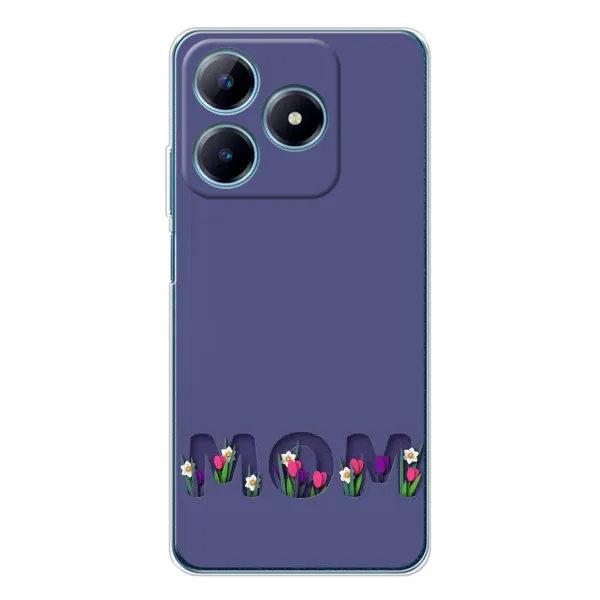 Чохол з принтом «Мама в квітах» для Realme C61