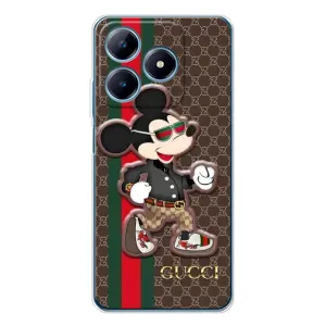 Чохли  GUCCI для Реалмі С61 (AlphaPrint) (Маус Гуччі)