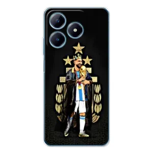 Чохли для Realme C61 (Leo чемпіон) (AlphaPrint) (Мессі Король)